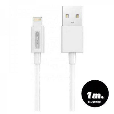 Καλώδιο Φόρτισης Lighting-Usb 1m Ezra