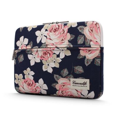 Τσάντα-θηκη Laptop 15''-16'' Canvaslife–Navy Rose