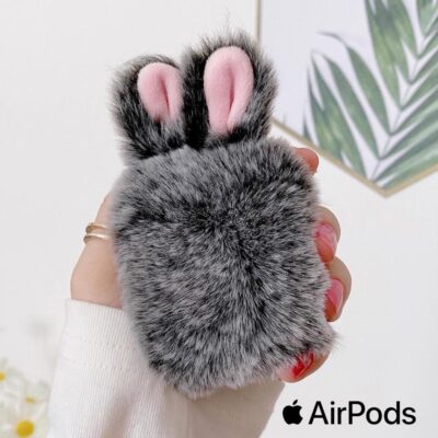 Θήκη για AirPods 1 / AirPods 2 “Bunny“ Γκρί