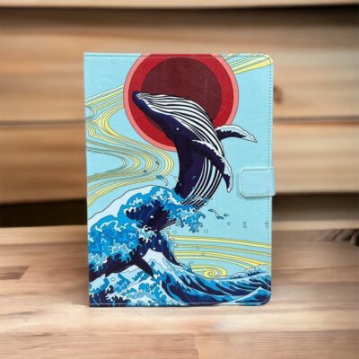 Universal θηκη Flip Cover Δερματίνης για Tablet (10.1'' - 10.5'') Whale