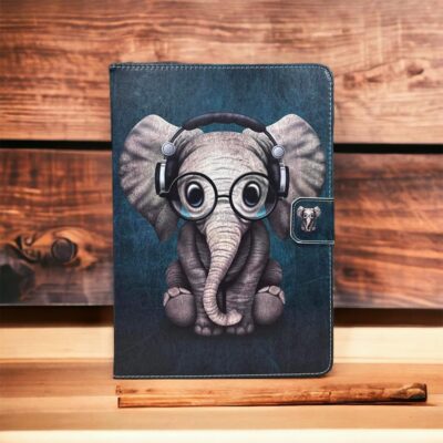 Universal θηκη Flip Cover Δερματίνης για Tablet (10.1'' - 10.5'') Elephant