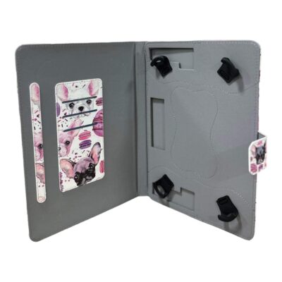 Universal θηκη Flip Cover Δερματίνης για Tablet (10.1'' - 10.5'') Bulldogs & Donuts