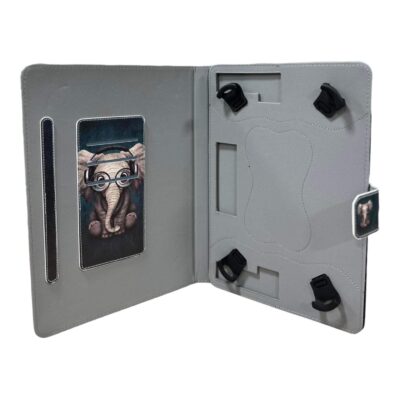 Universal θηκη Flip Cover Δερματίνης για Tablet (10.1'' - 10.5'') Elephant