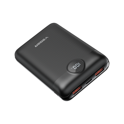 Veger S20 Power Bank 20000mAh 20W με 2 Θύρες USB-A και Θύρα USB-C Power Delivery / Quick Charge 3.0 - Μαύρο