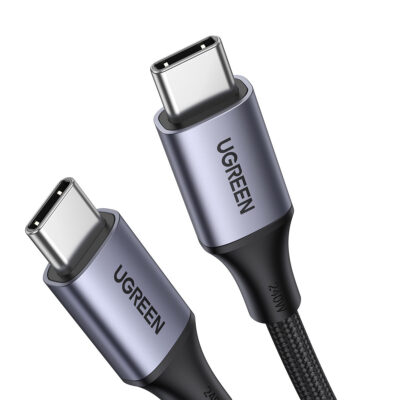 Ugreen Braided USB 4 Cable USB-C male - USB-C male 240W Μαύρο 2m
