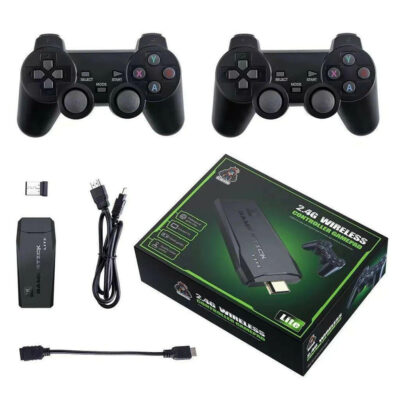 Κονσόλα Παιχνιδιών 2.4G Wireless Gamepad Stick με 3000+ Ρετρό Παιχνίδια και 2 Ασύρματα Χειριστήρια OEM