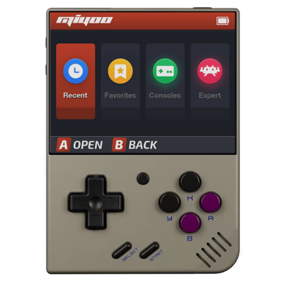 Miyoo Mini Plus Retro Handheld Game Console +2000 games-Grey