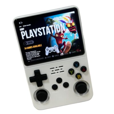 Boyhom R36s Gaming Console 64gb+32gb (14941 Games)-White
