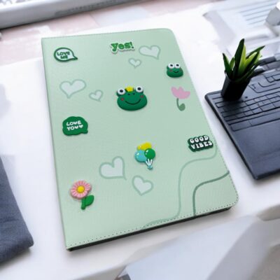Lovely Frog Universal Flip Cover Δερματίνης για Tablet (9"-10")