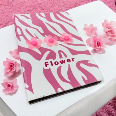 FlowersUniversal Flip Cover Δερματίνης για Tablet (9"-10")