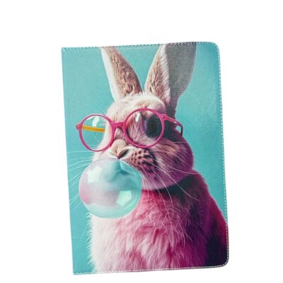 Rabbit Universal Flip Cover Δερματίνης για Tablet (9"-11")