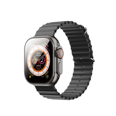 XO M9 Ultra 44mm AMOLED Smartwatch (BLACK)
