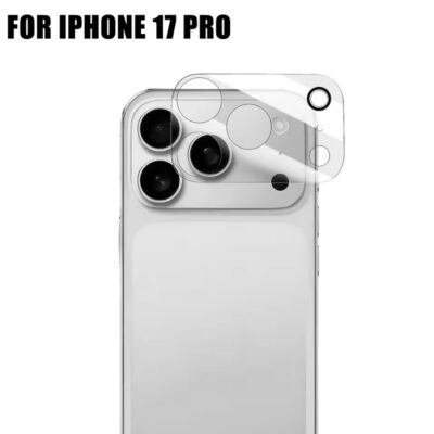 Transparent Full Tempered Glass For Camera (Iphone 17 Pro)