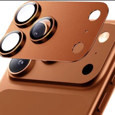 Metal Camera Protector Iphone 17 Pro Orange